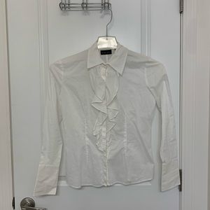 New York and Company White Business Shirts